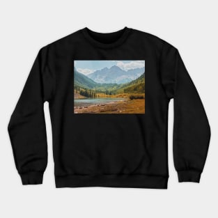 Maroon Lake Crewneck Sweatshirt